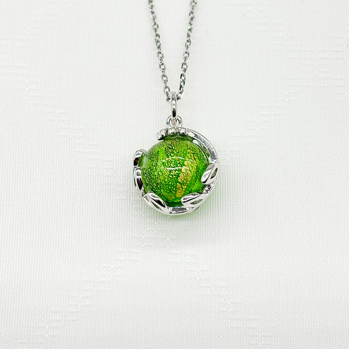 Planet Murano Aroma Necklace - Aurum Verdant | Energy & Healing | Diffuse on the go