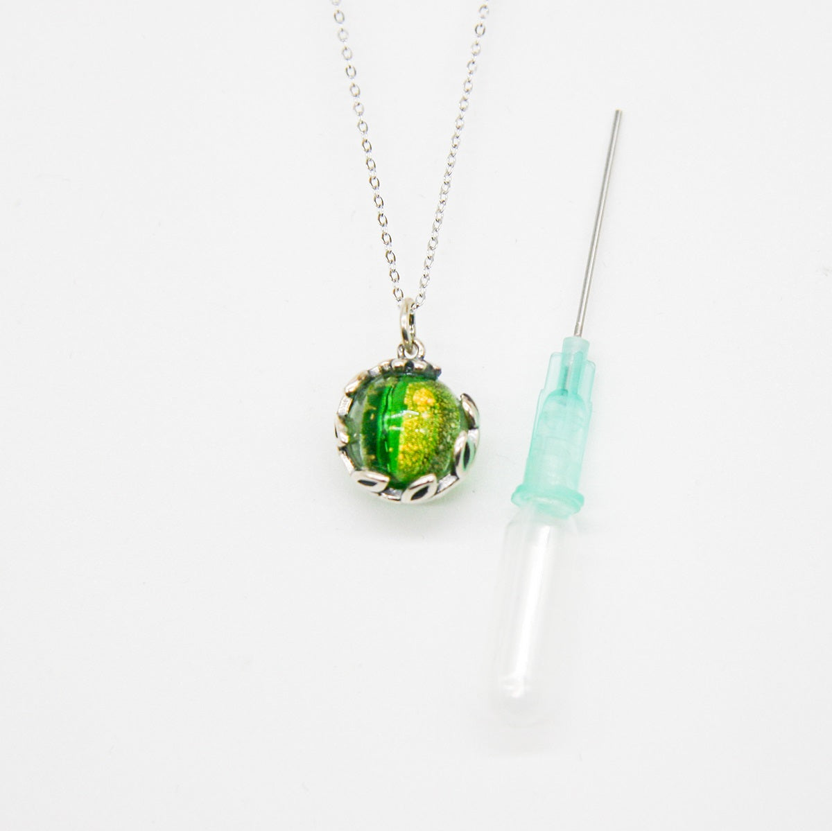 Planet Murano Aroma Necklace - Aurum Verdant | Energy & Healing | Diffuse on the go