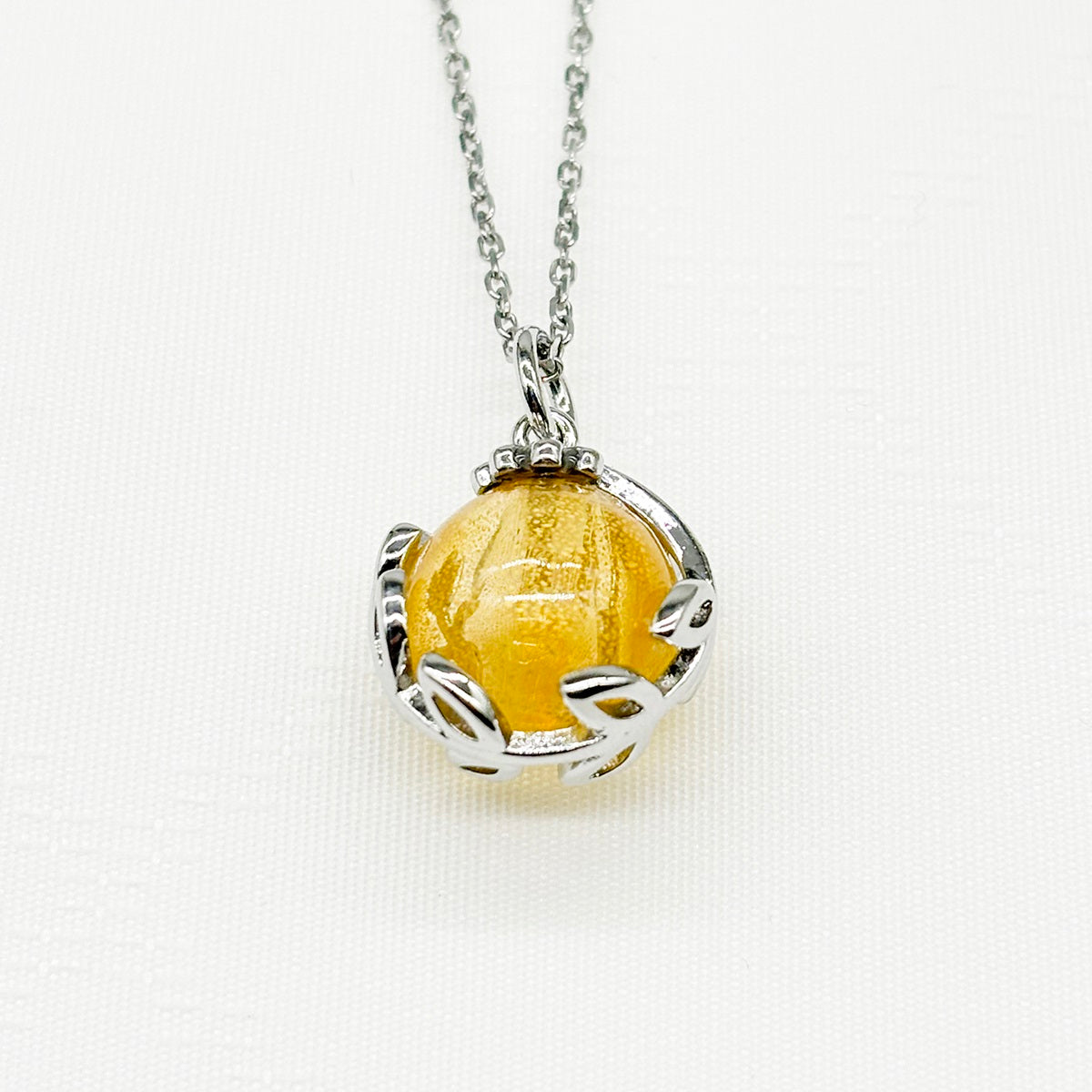Planet Murano Aroma Necklace - Jovian Gold | Energy & Healing | Diffuse on the go | Gift For her