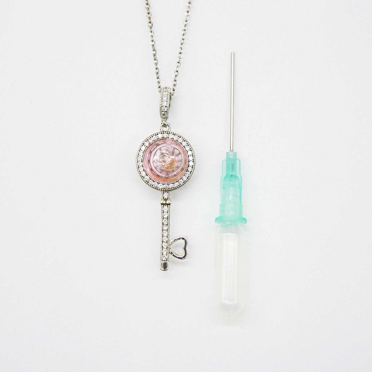 Magic Key Aroma Necklace - Amortentia Pink | Energy & Healing | Diffuse on the go