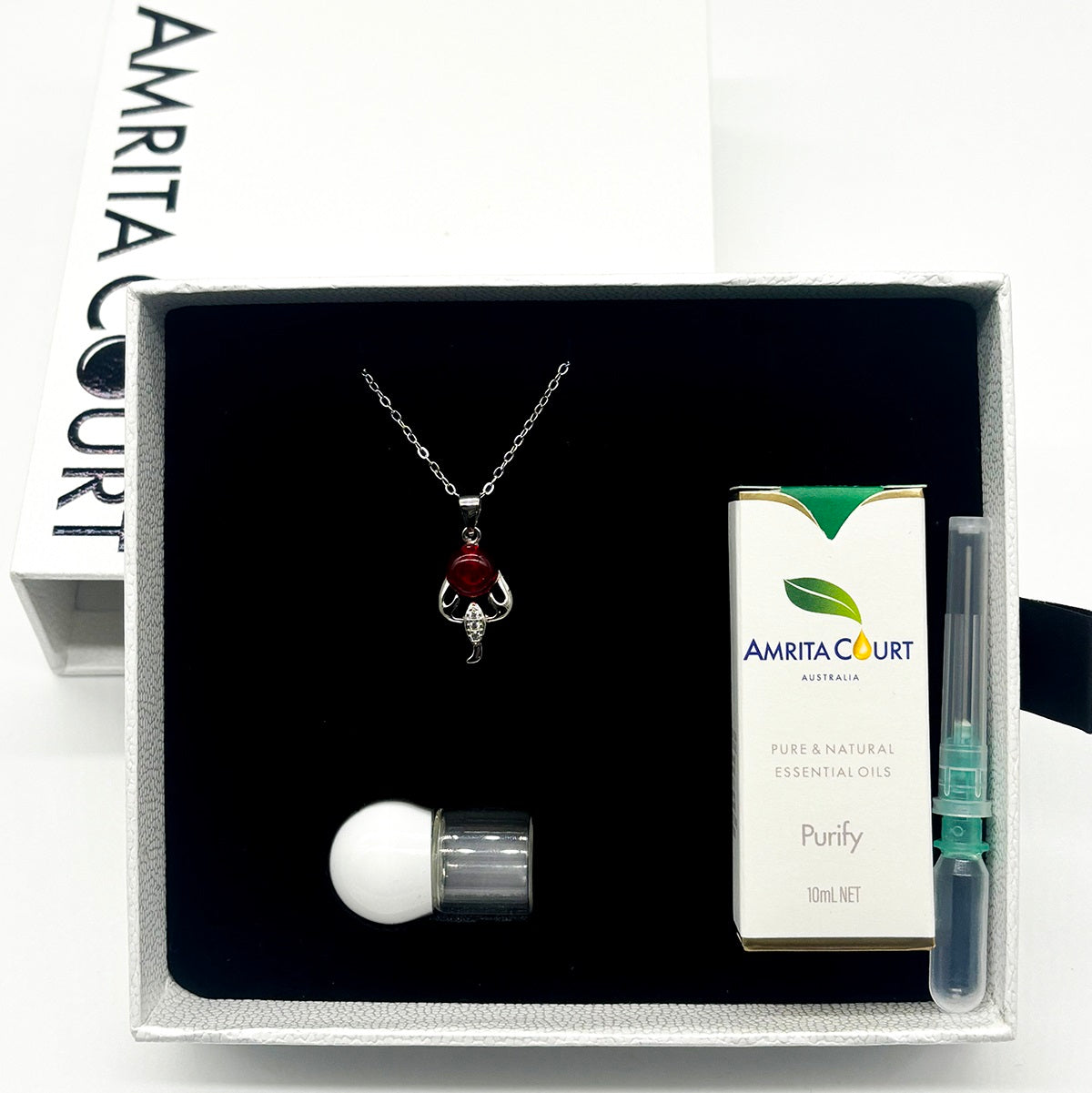 Sterling Silver Zodiac Aroma Necklace - Scorpius Oct-Nov | Perfect Birthday Gift | Energy & Healing | Diffuse on the go