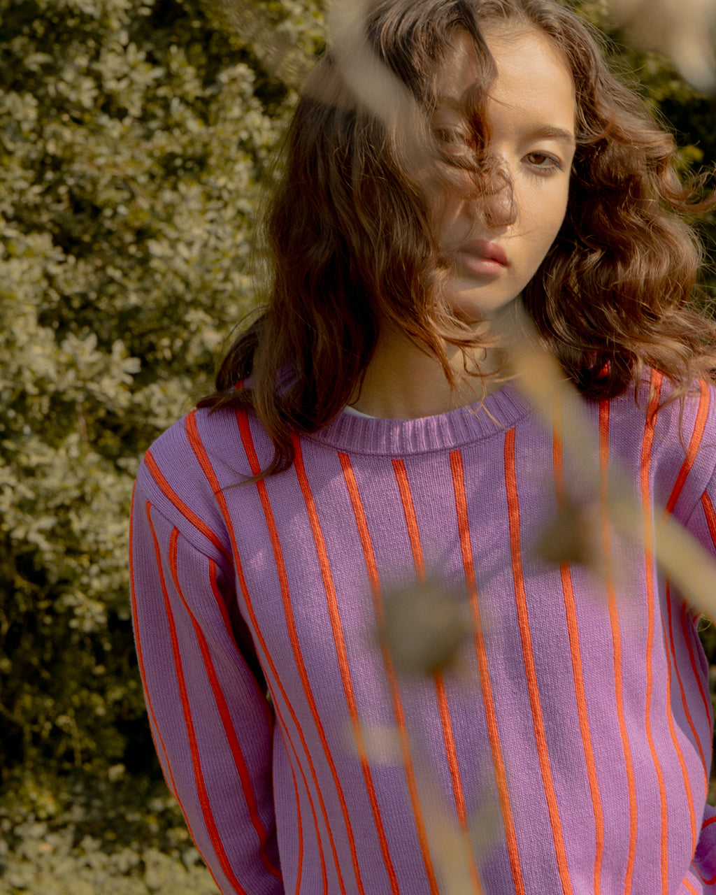 Thin Striped Wool & Cashmere Jumper