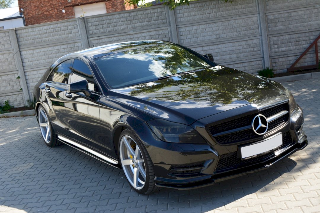 Maxton Design - Aftermarket  FRONT SPLITTER MERCEDES CLS C218 AMG-LINE (2011-2014)
