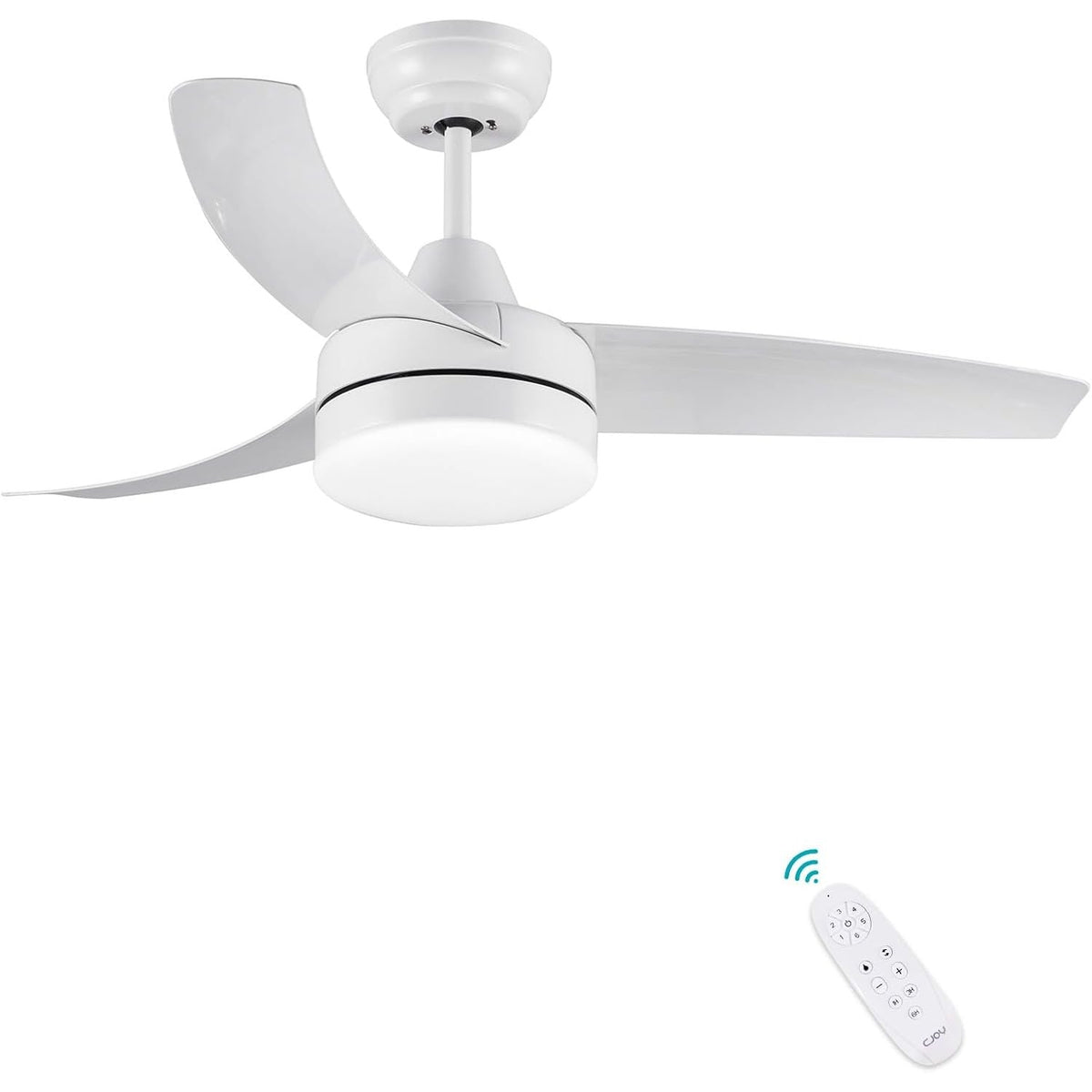 Ceiling Fan With Lights 42 Inch Dimmable Remote DC Reversible CJOY
