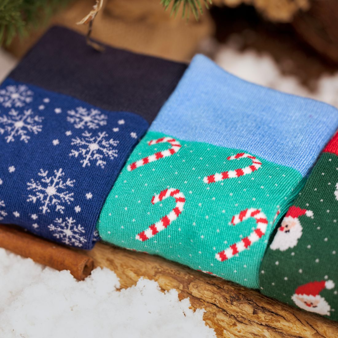 Candy Cane Bamboo Socks