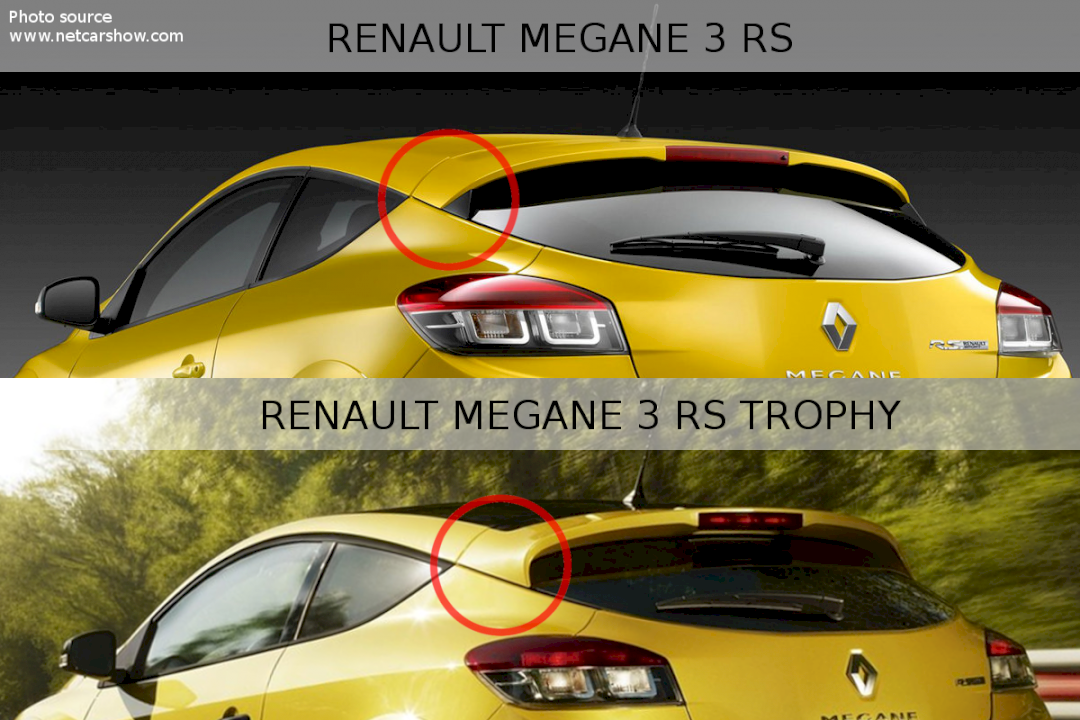 Maxton Design - Aftermarket  SPOILER EXTENSION RENAULT MEGANE MK3 RS TROPHY