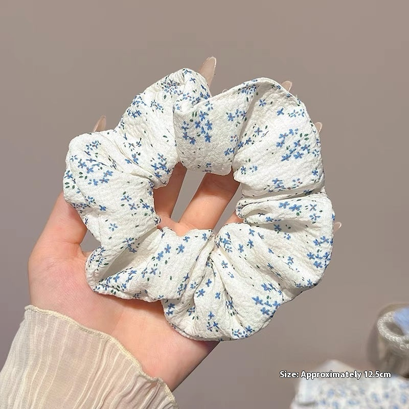 Summer Super Fairy Sweet Lace Large Intestine Hair Ring