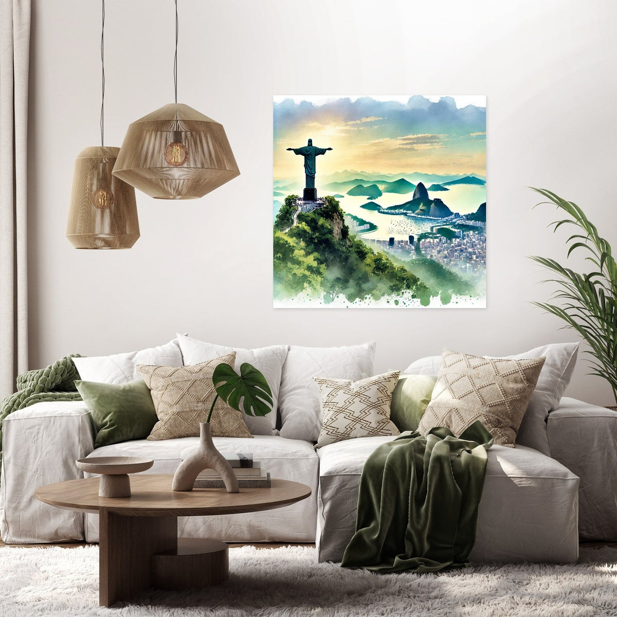 Rio Reverence Watercolour Canvas