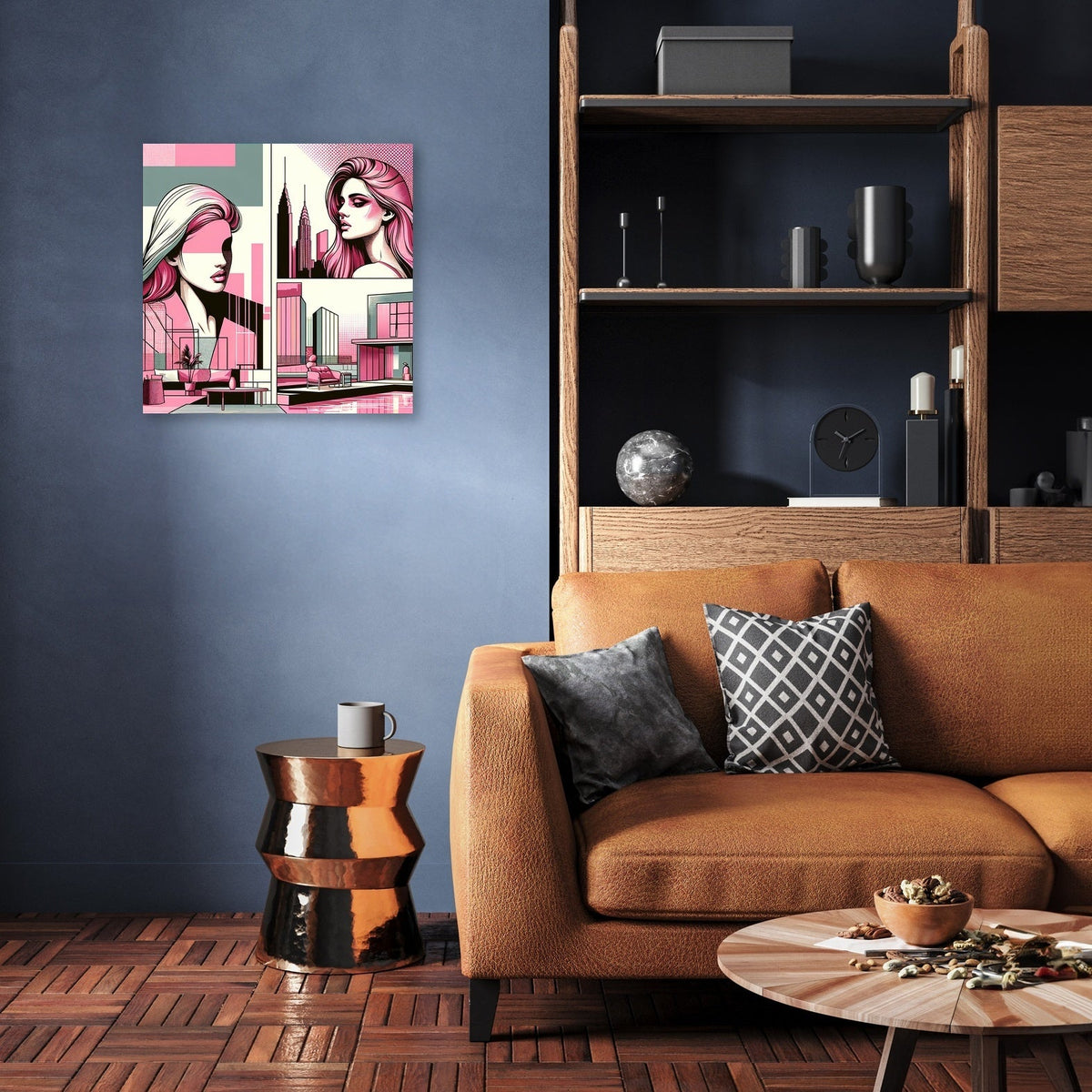Urban Elegance: Modern Pop Art Canvas
