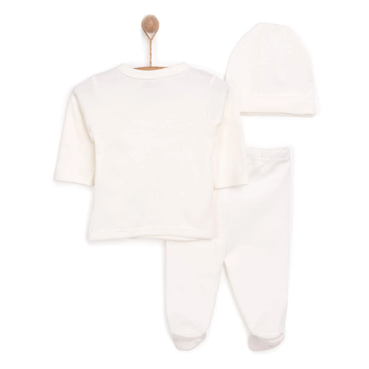 HelloBaby Baby Hat, Vest & Bottoms Set (Newborn to 3 Months)