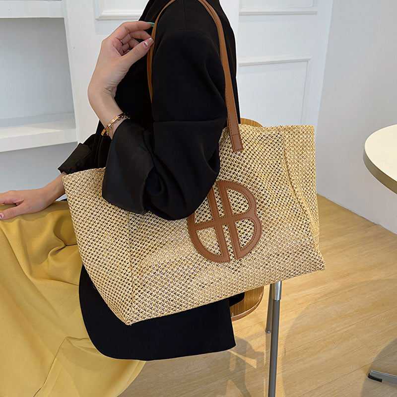 Summer Retro Large Capacity Tote Bag For Women