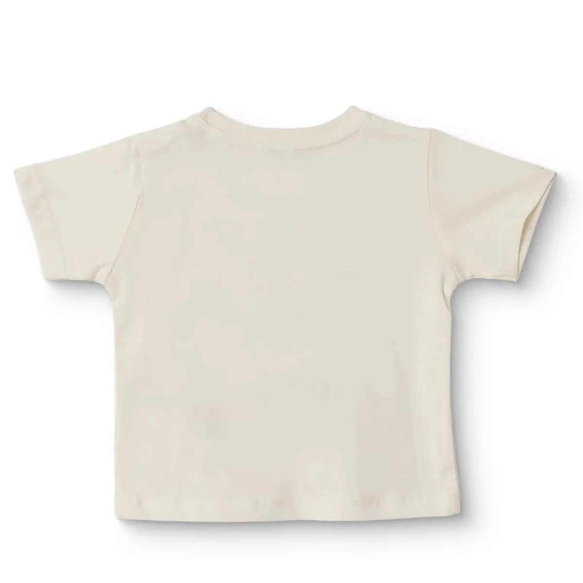 HelloBaby Short Sleeve Jersey Baby T-Shirt (3-6 Months to 3-4 Years) - Ecru