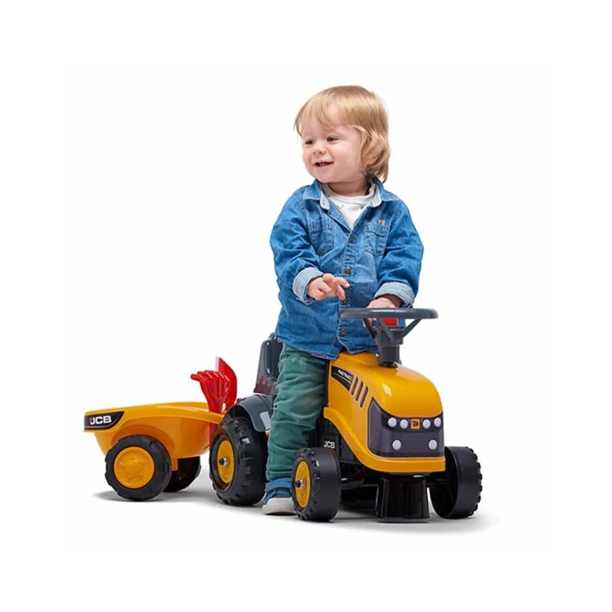 Falk Baby JCB Ride On Tractor with Trailer