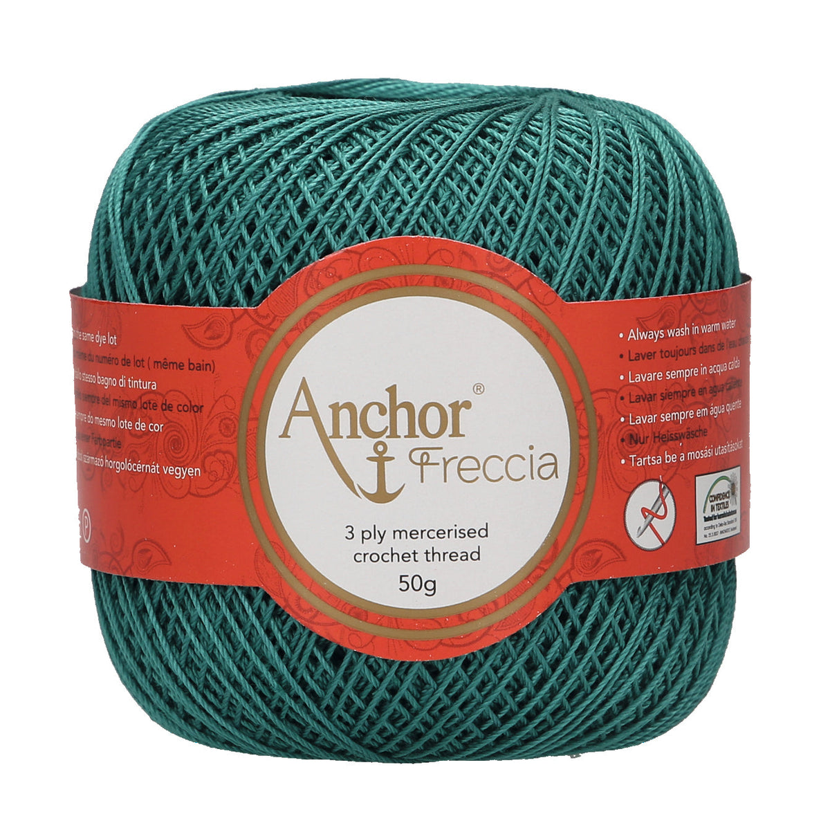 Anchor Freccia 100% Cotton Crochet Yarn - Thickness 12 100gr (BOX OF 4)