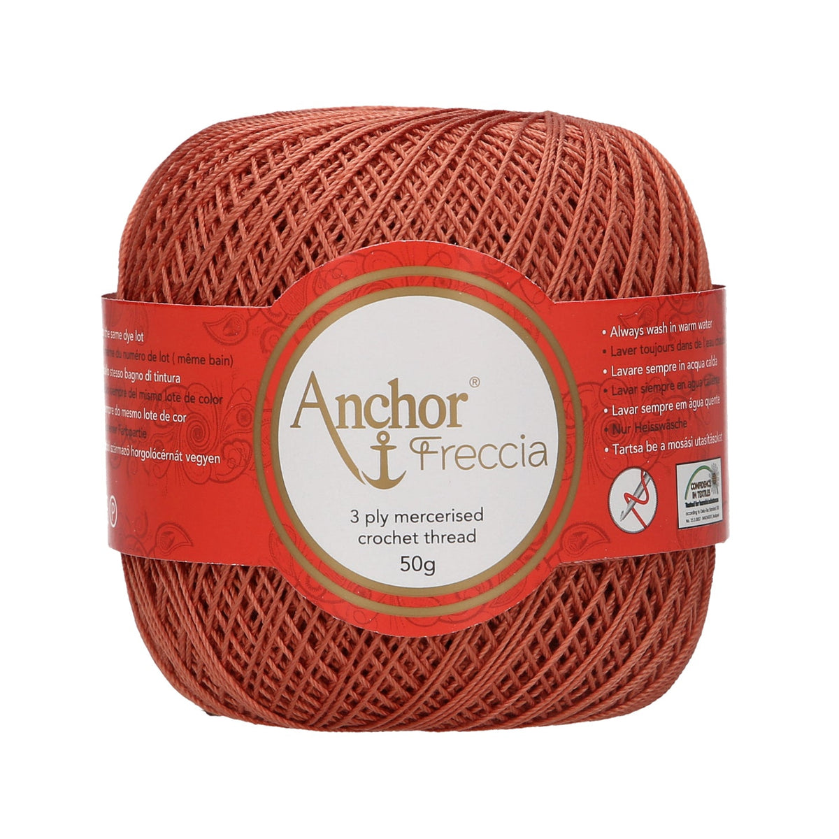 Anchor Freccia 100% Cotton Crochet Yarn - Thickness 12 100gr (BOX OF 4)