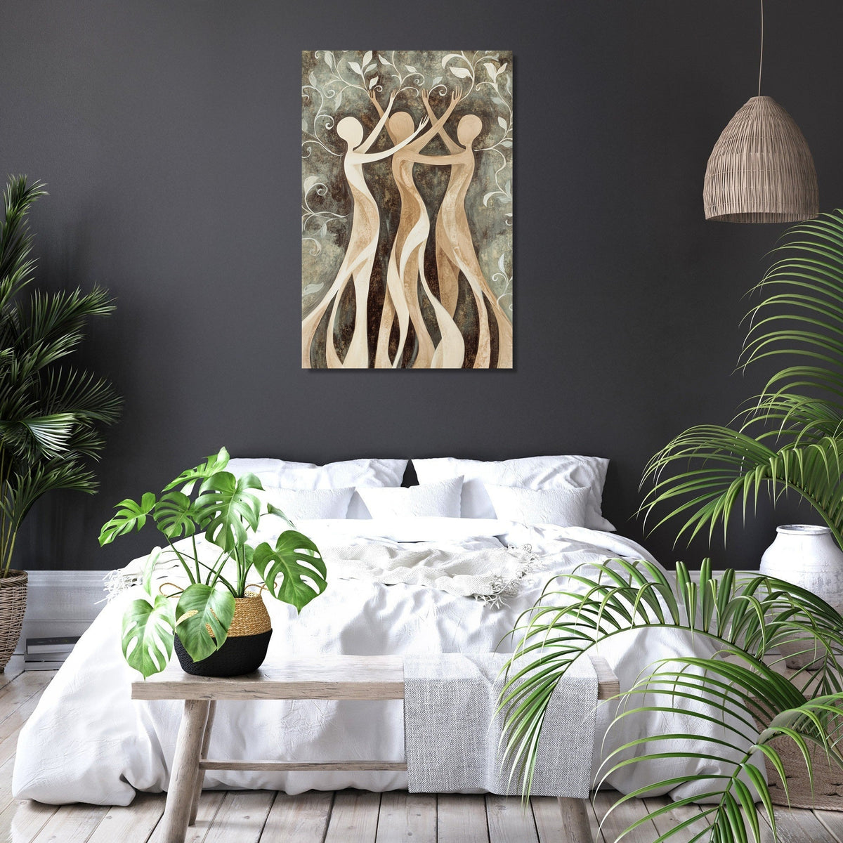Flowing Yoga Poses Canvas
