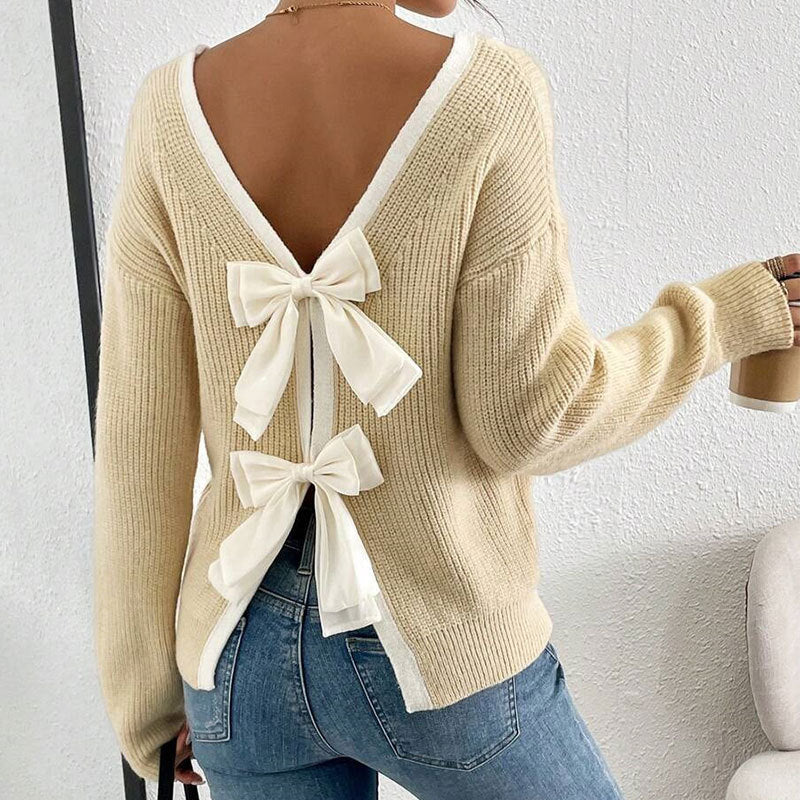 Women's Round Neck Long Sleeve Base Layer Top - Crew Neck Knit T-Shirt