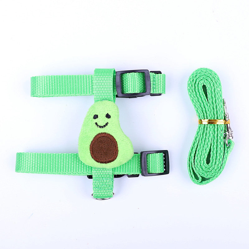 Small Pet Traction Rope And Harness - Keep Your Cat Dog Or Other Small Pet Safe And Secure