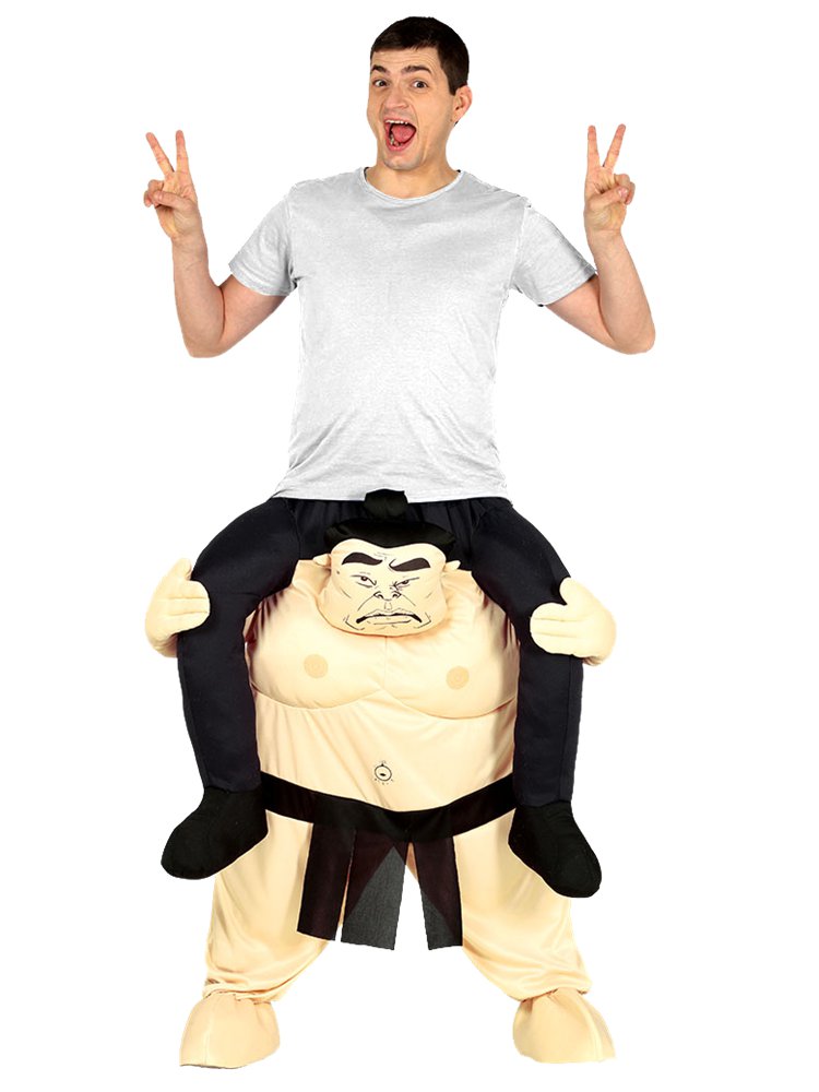 Piggyback Sumo - Adult Costume