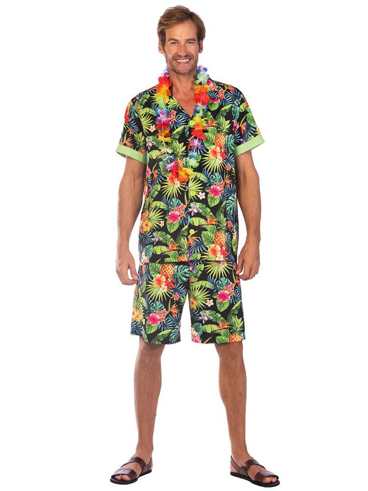 Floral Hawaiian Set - Adult Costume