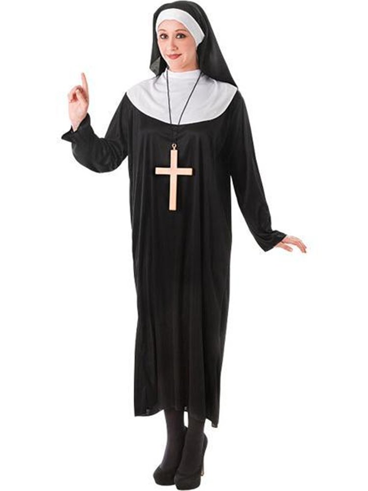 Nun Plus Costume - Adult Costume