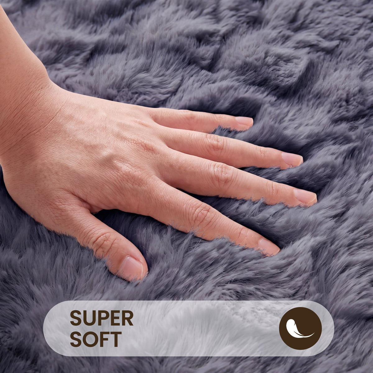 OLIVIA ROCCO 2 Piece Bath Mat Set Non Slip Super Absorbent Quick Dry Extra Soft Plush Rug