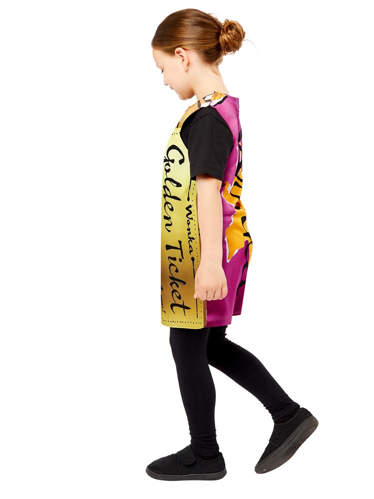 Roald Dahl Golden Ticket Wonka Bar - Child Costume