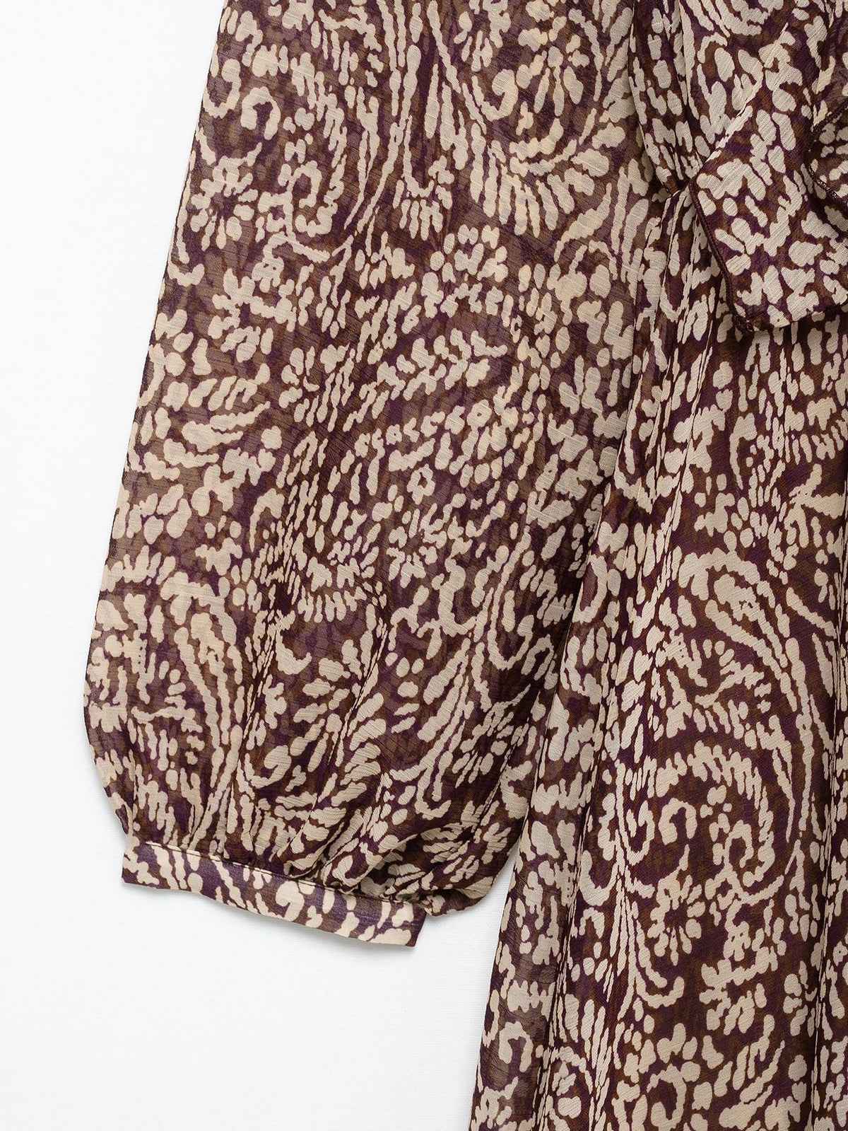 Women's Fashion French Retro Printing Dress