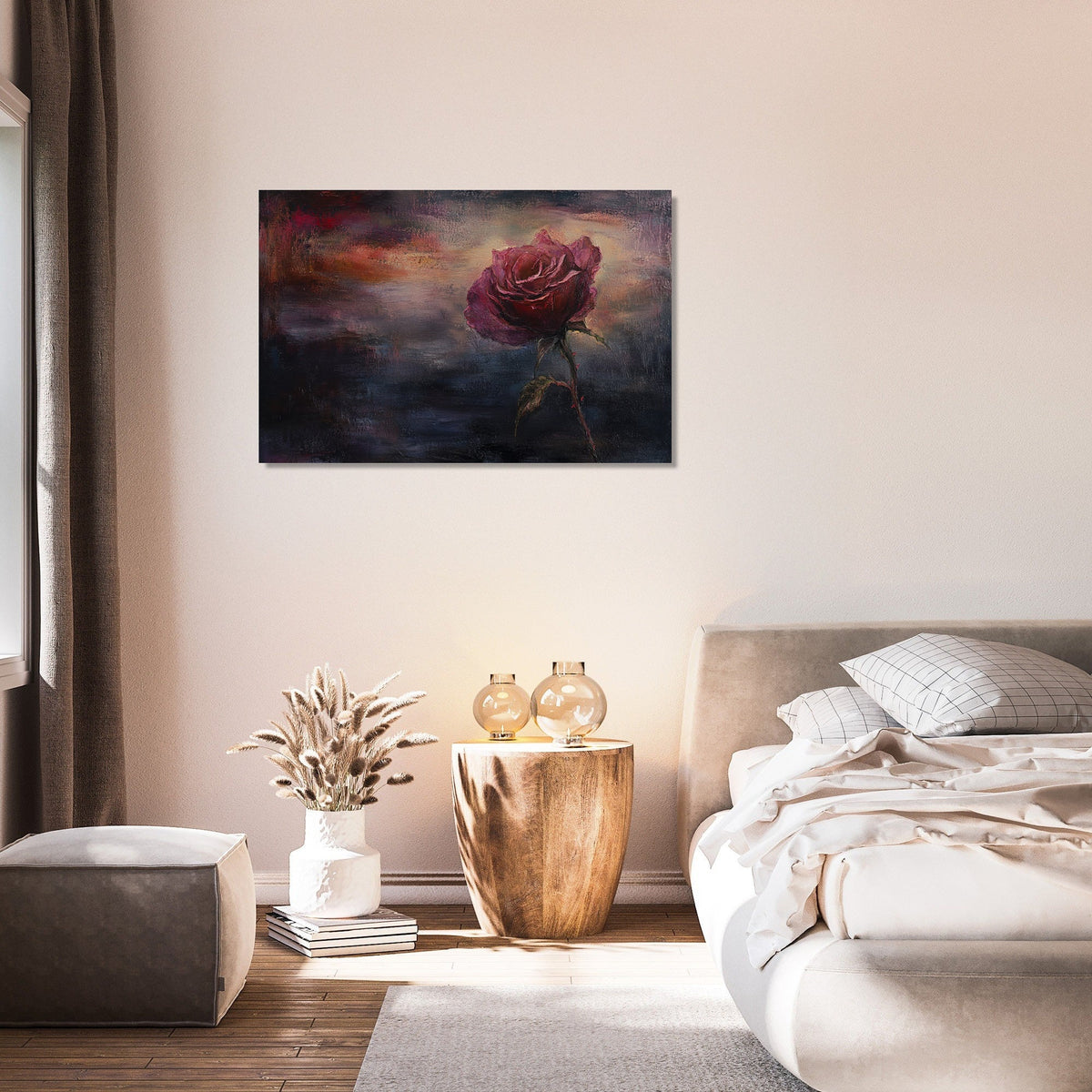 Twilight Rose Canvas