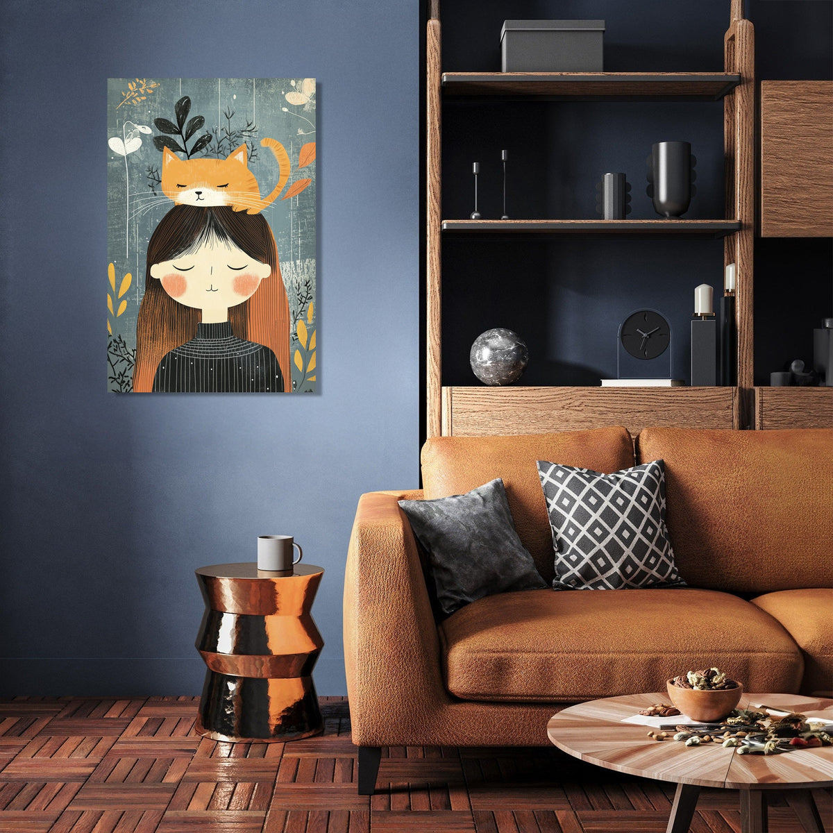 Cat-Headed Woman Canvas