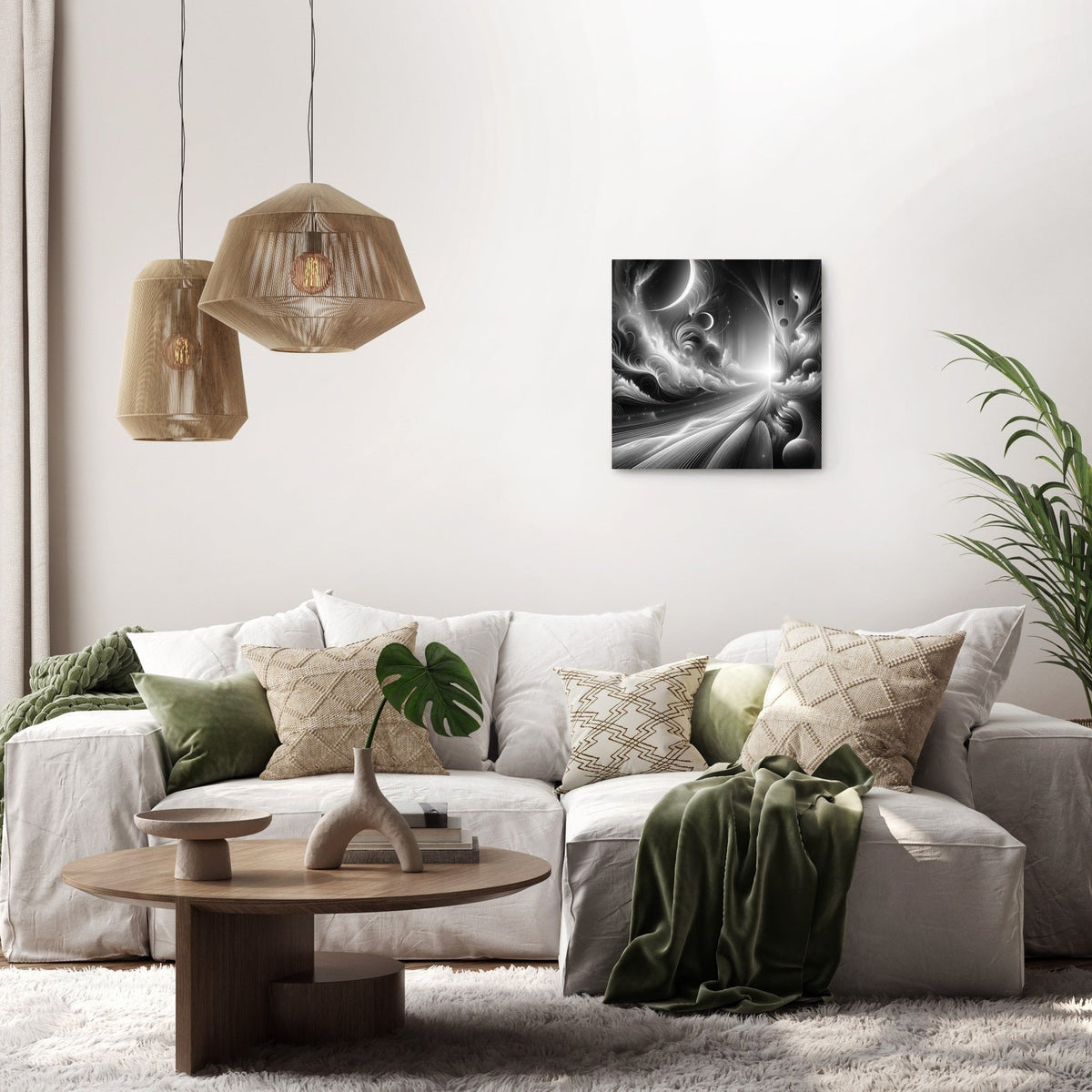 Silver Dreamworld Canvas