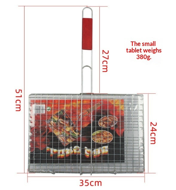 Hamburger Barbecue Grill Tool Galvanized Iron Wire