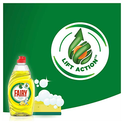 Fairy Washing Up Liquid Lemon with Liftaction, 780 ml (Pack of 1)