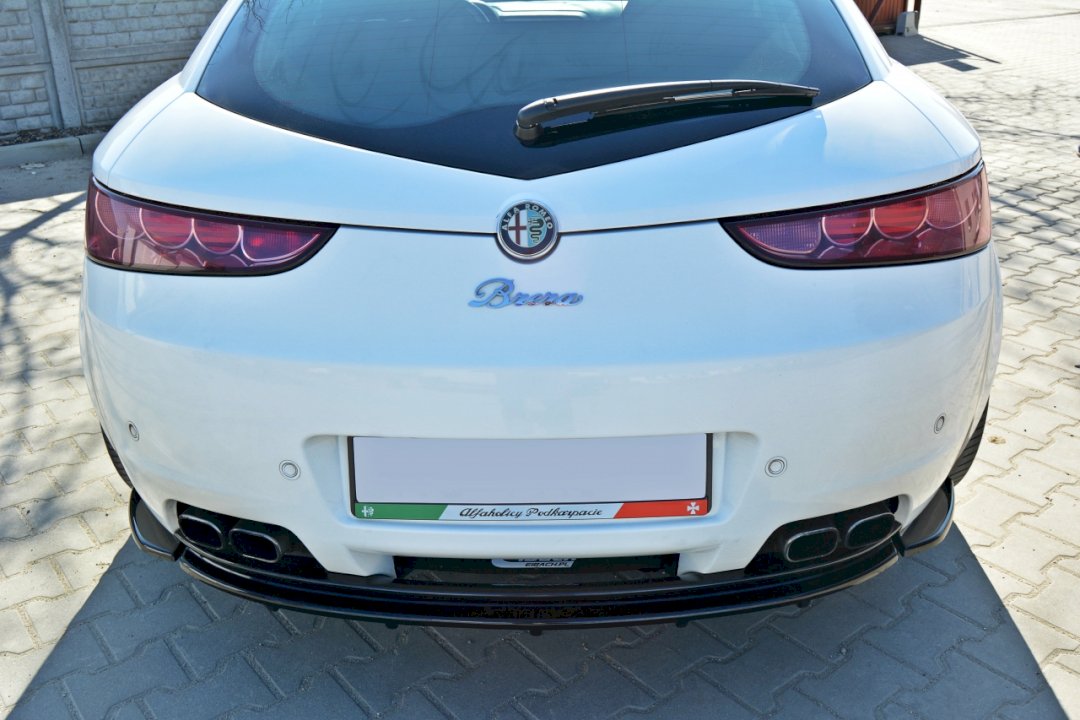 Maxton Design - Aftermarket  CENTRAL REAR SPLITTER ALFA ROMEO BRERA (WITH VERTICAL BARS)