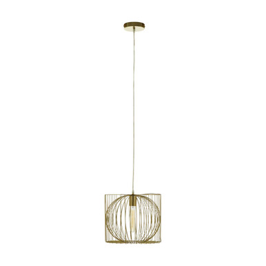 Gold Finish Pendant Light | Aselo
