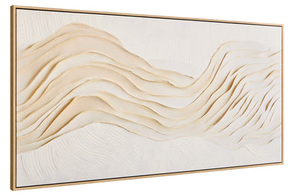 Cream Textured Wall Art | Astratto