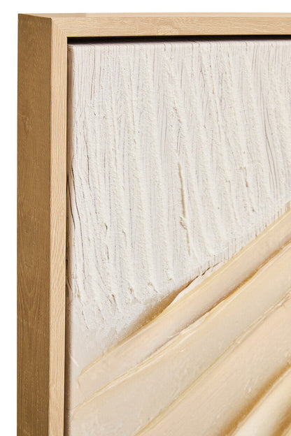 Cream Textured Wall Art | Astratto