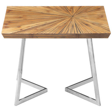 Gabar Natural Bamboo Side Table