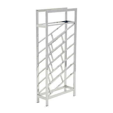 Barolo Stainless Steel Floor Standing 24 Bottle Wine Rack