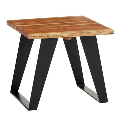 Surax Acacia Wood Side Table