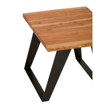 Surax Acacia Wood Side Table