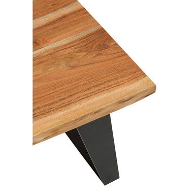 Surax Acacia Wood Side Table