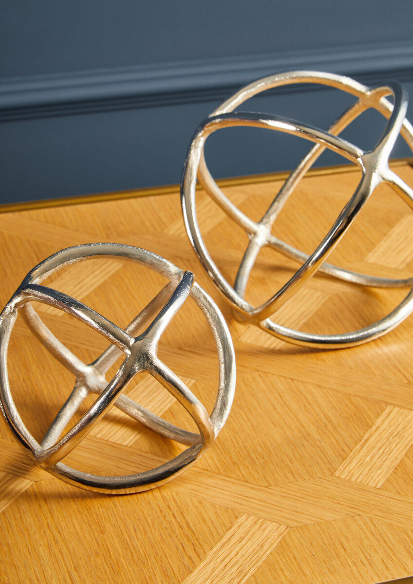 Grenoble Oak Veneer Side Table with Brushed Brass Frame