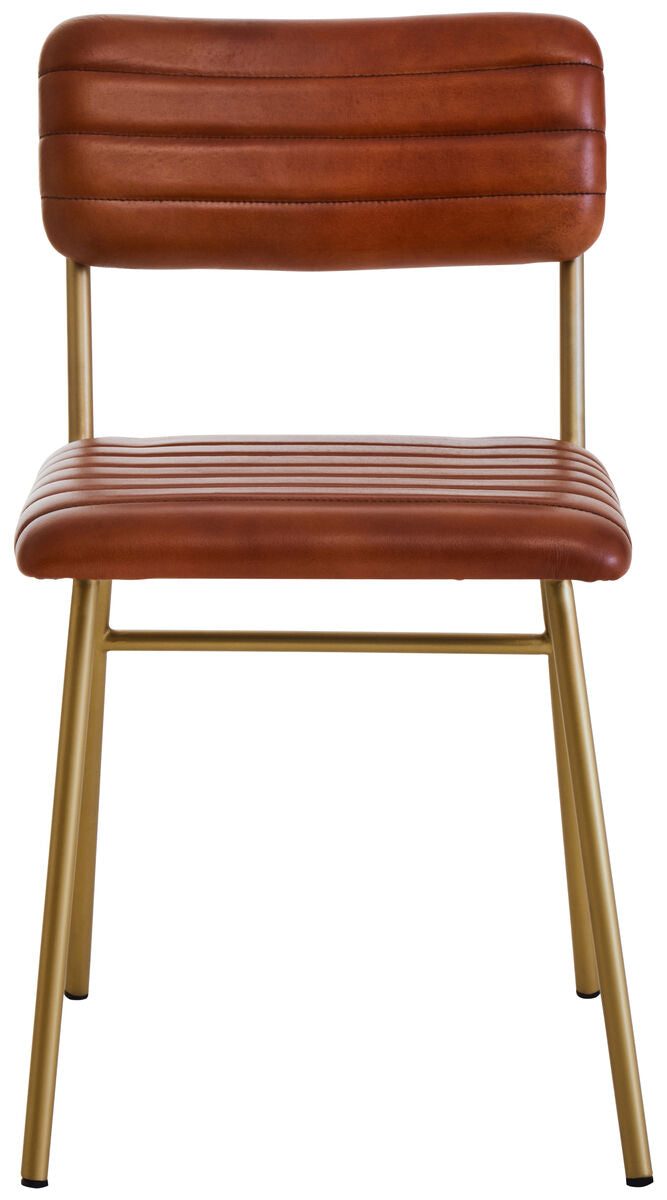 Buffalo Tan Leather Dining Chair