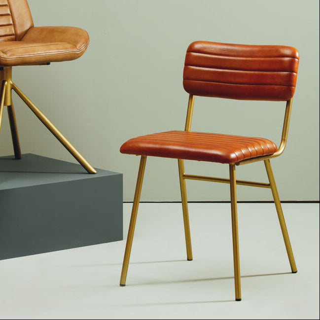 Buffalo Tan Leather Dining Chair