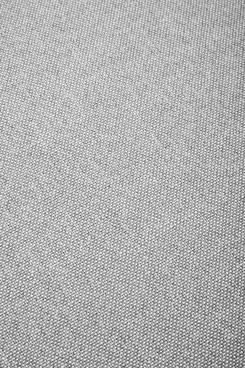 Toulouse Grey Fabric Ottoman Stool