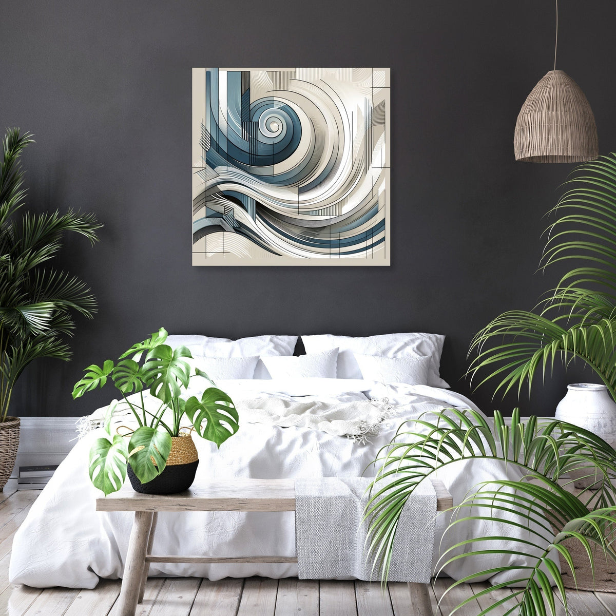 Dynamic Swirls Canvas