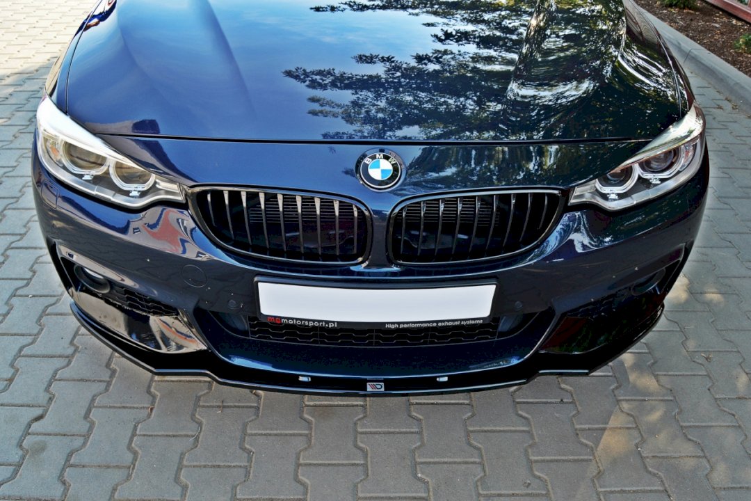 Maxton Design - Aftermarket  Front Splitter V.1 BMW 4 Coupe / Gran Coupe / Cabrio M-Pack F32 / F36 / F33