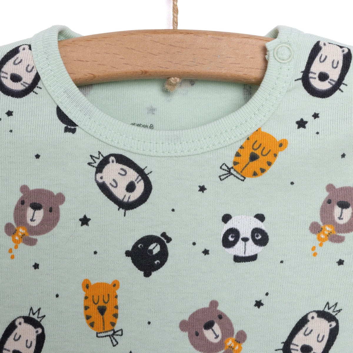 HelloBaby Alien Print Short Sleeve Baby Bodysuit (3 Months to 3 Years)