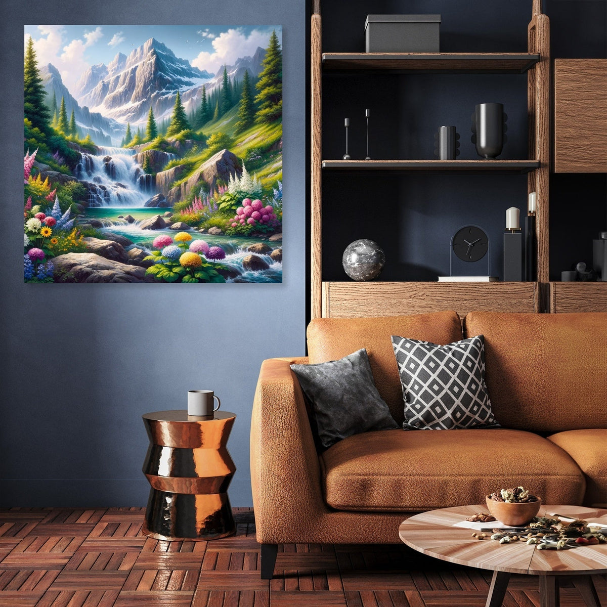 Spring Cascade Canvas